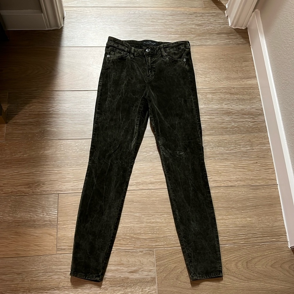 Lucky Brand Suede Skinny Jeans